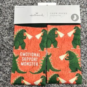 Hallmark Dinosaur Crew Socks